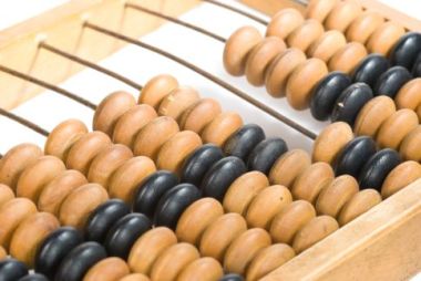 Old chinese abacus