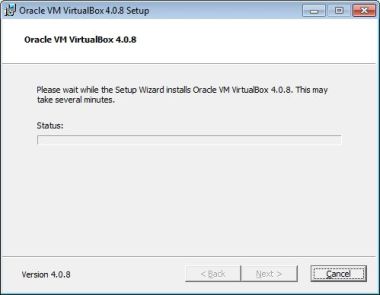 Virtualbox install Ready