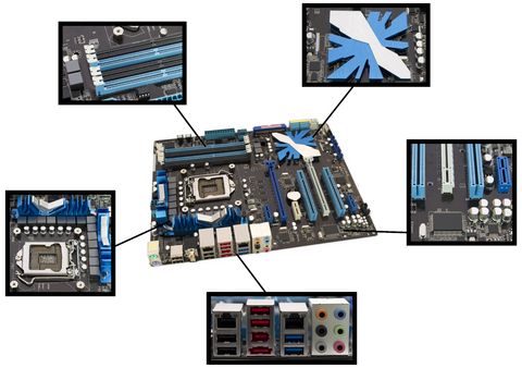 Computer Components Motherboard