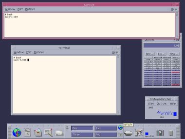 solaris 10 CDE desktop