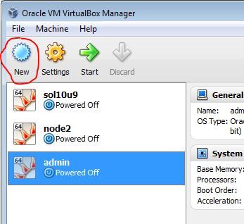 Virtualbox Manager New VM Virtualbox Manager New VM